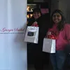 Happy moms receiving their much deserved gift bag